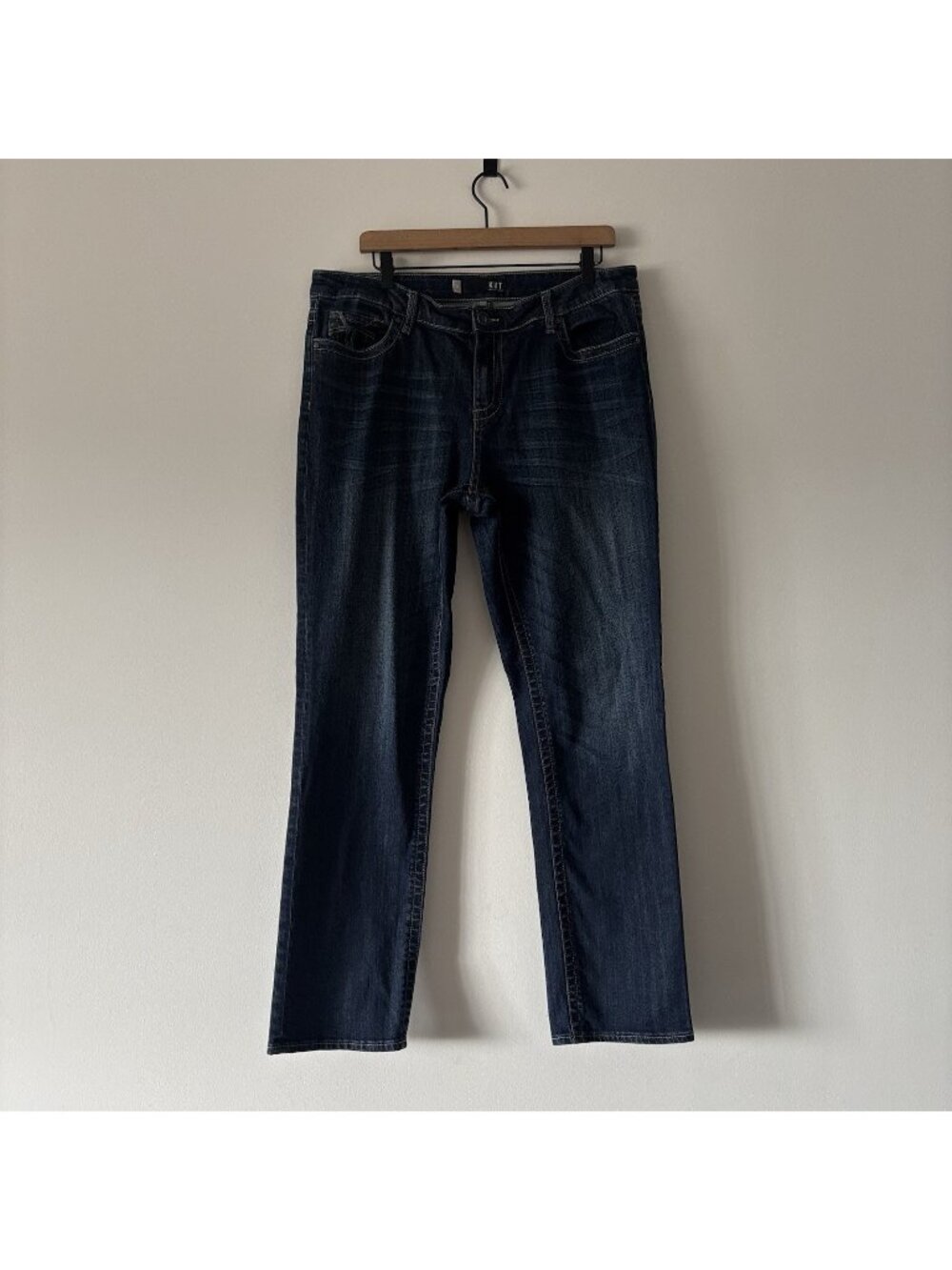 Kut From The Kloth Jeans Women’s 14 Blue Stretch Straight Leg Casual Everyday‎